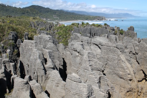 It's a Scientific Mystery How The Lines of the Pancake Rocks Formed.