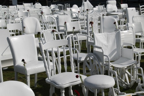 White Chairs.